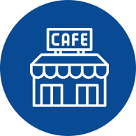 Halal Certified Cafeteria, Convenience Shop, Bliss Delight Coffee and 24HR Vending Machine